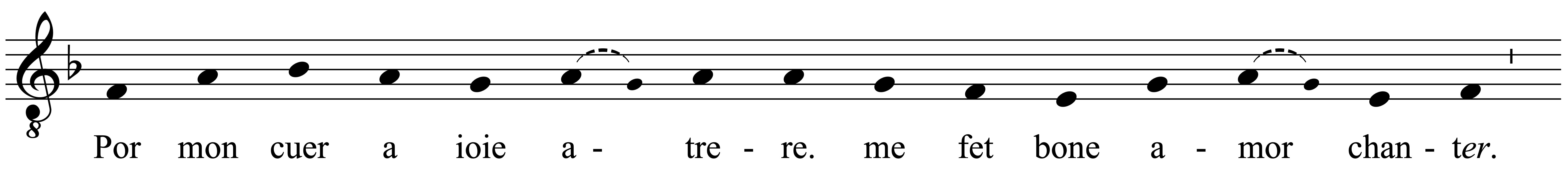 Work musical notation